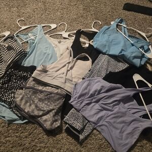 lululemon athletica Sports Bras - Black, Blue, White, Purple